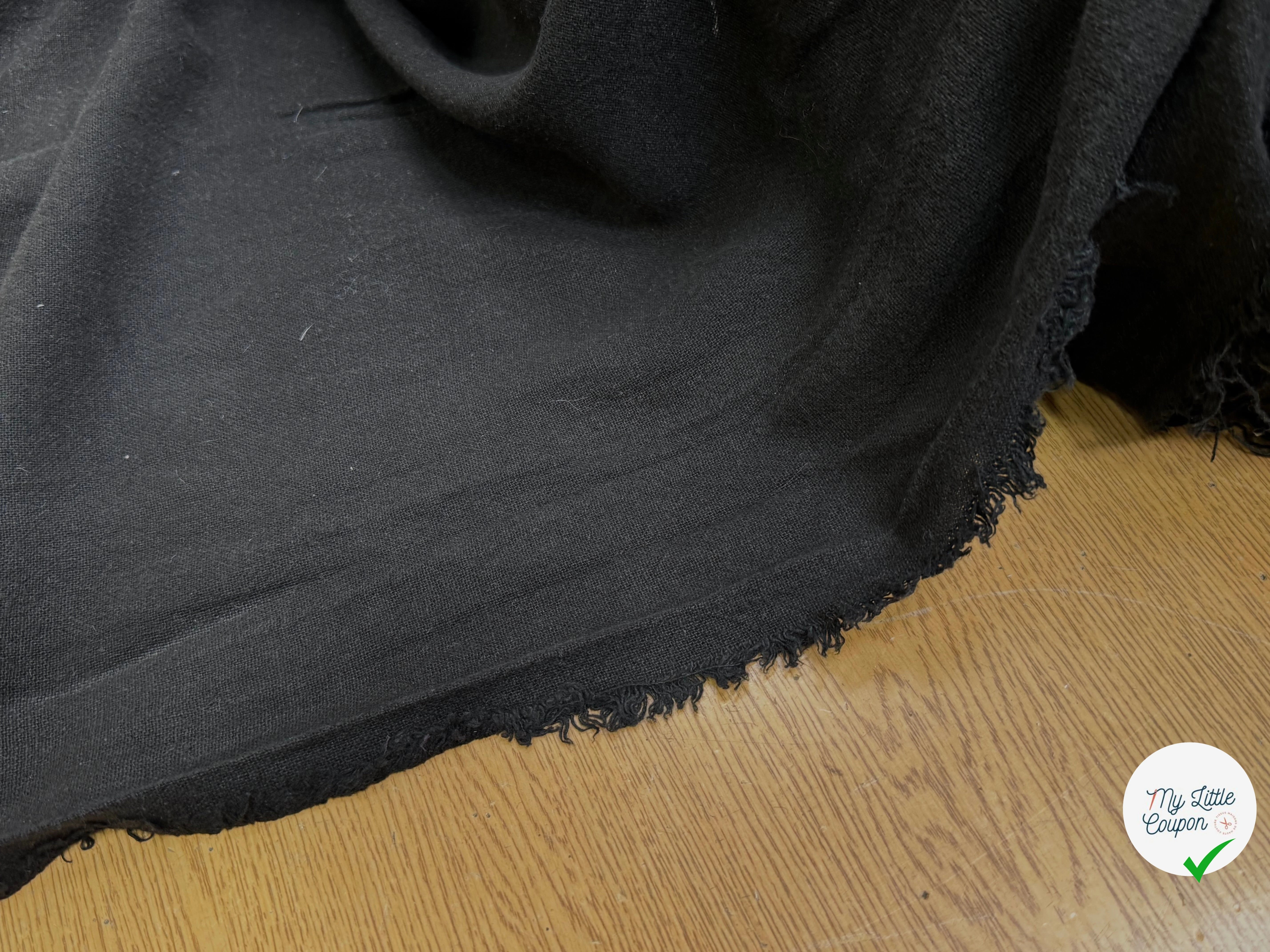 COTON LIN ARTISANAL NOIR - My Little Coupon