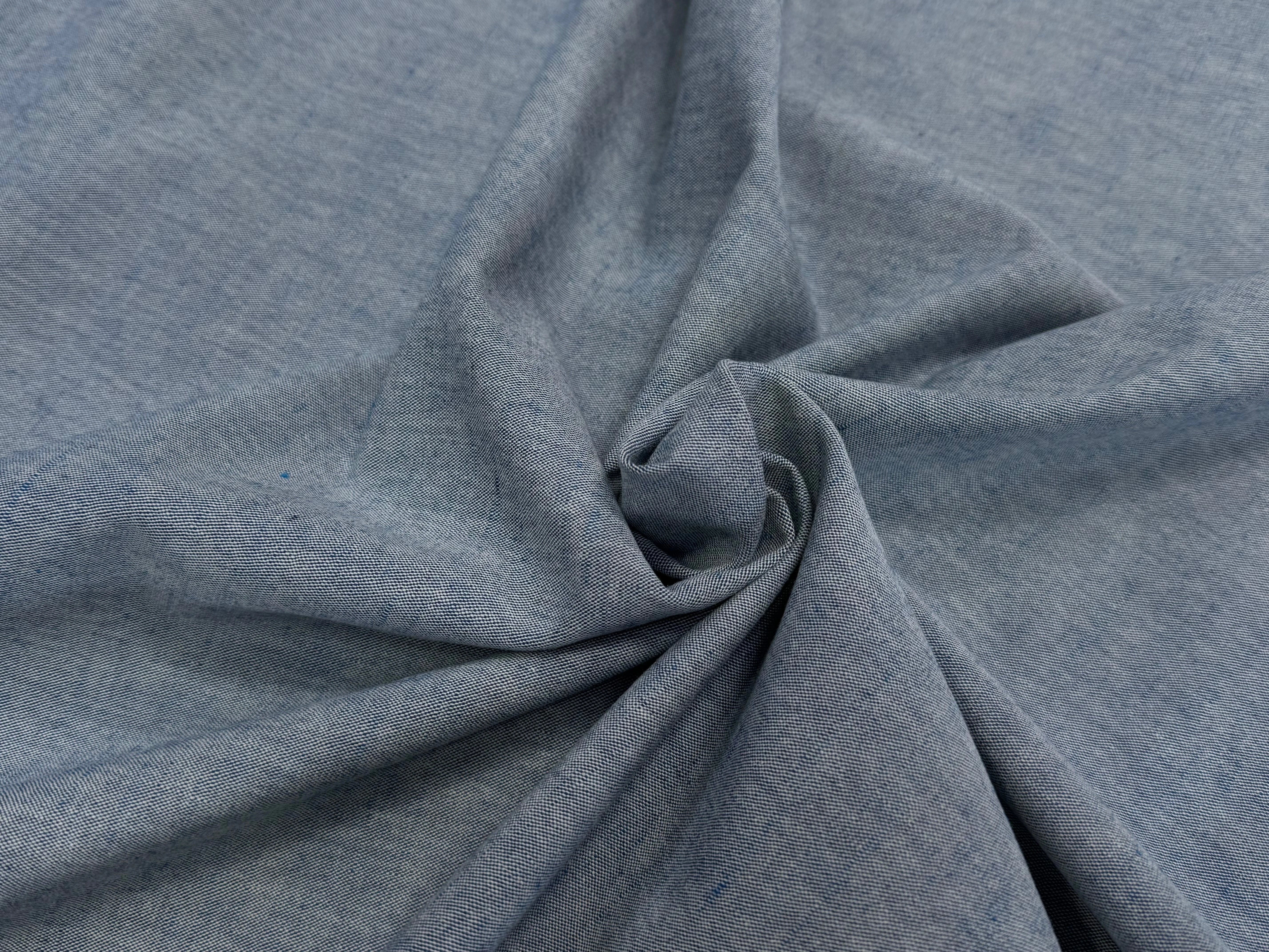 COTON LIN ET VISCOSE STRETCH EFFET JEAN - My Little Coupon