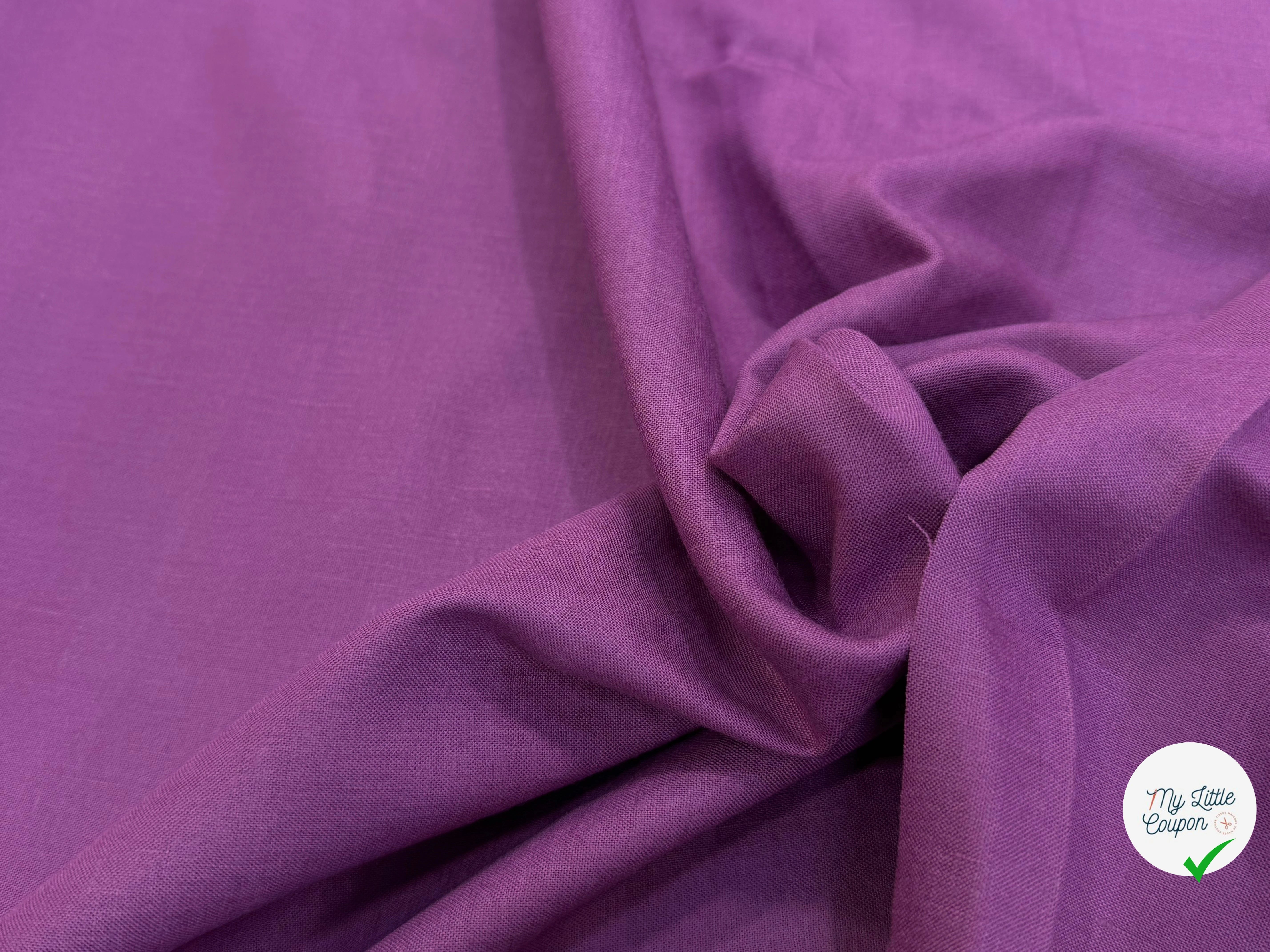 COTON LIN SOFT TOUCHER STRETCH VIOLET - My Little Coupon