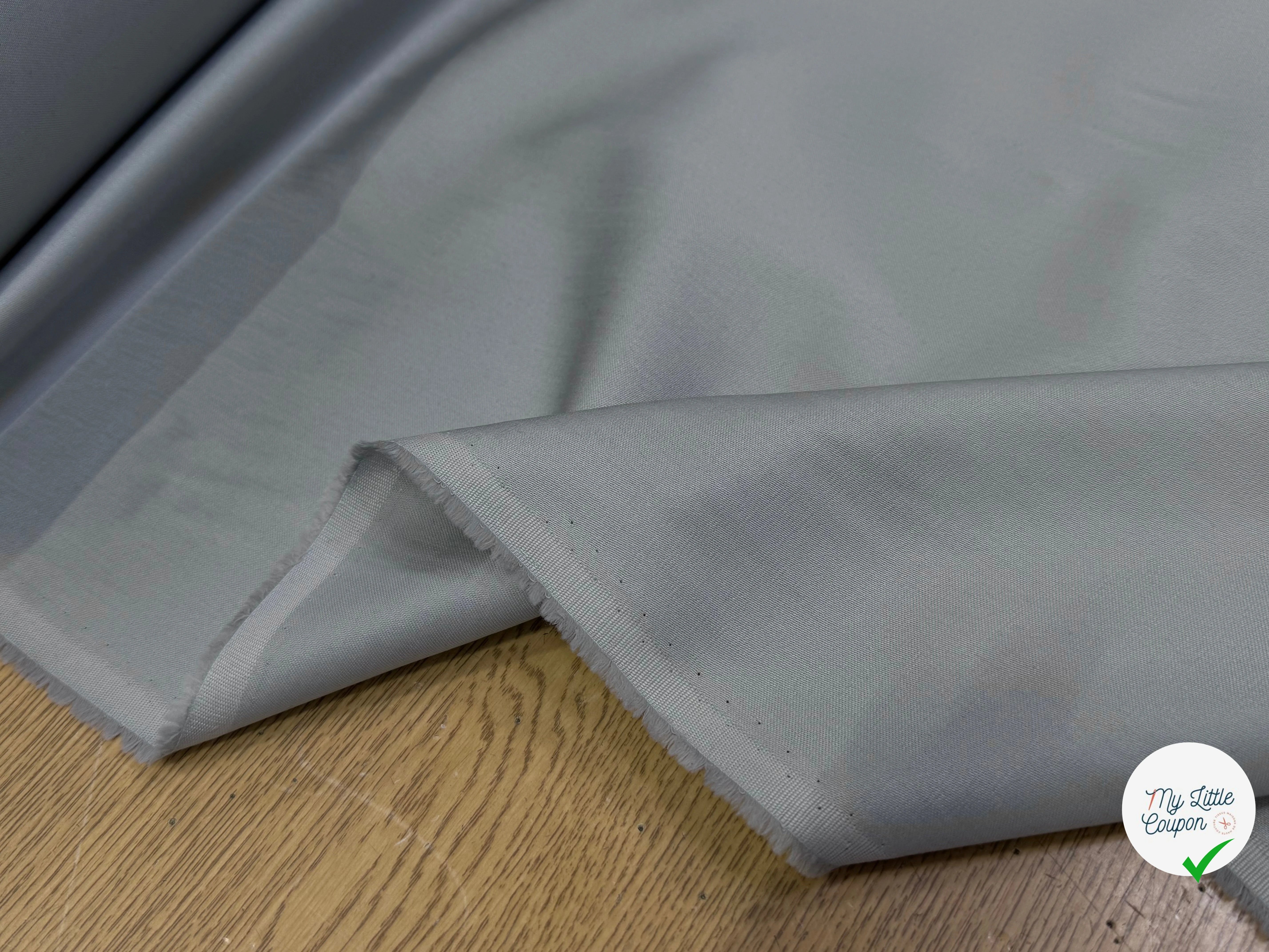 COTON SATIN GRIS DOUX TOUCHÉ - My Little Coupon