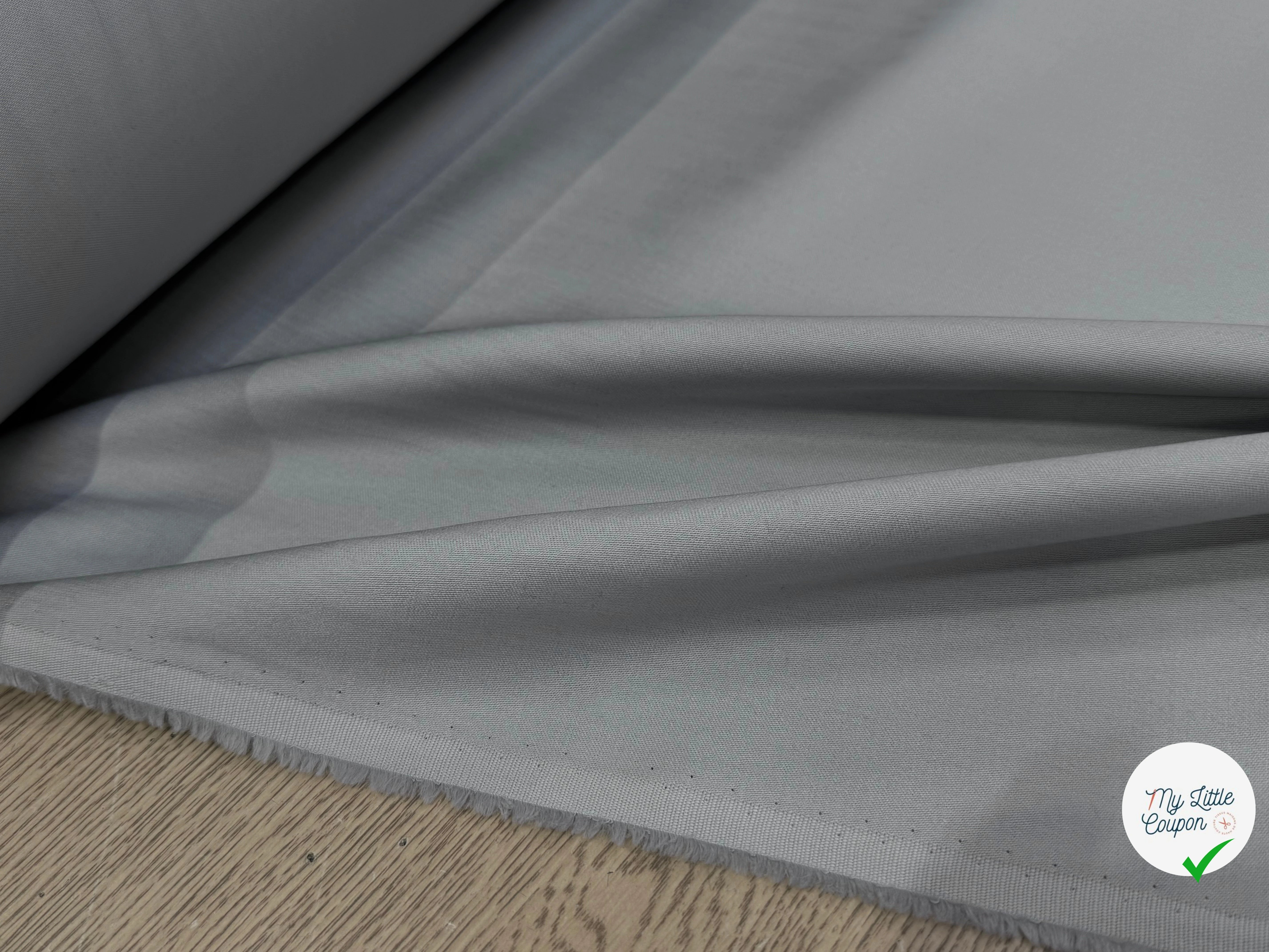 COTON SATIN GRIS DOUX TOUCHÉ - My Little Coupon