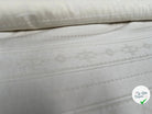 COTON SOYEUX SERGÉE MOTIF TON SUR TON GÉOMETRIQUE BEIGE - My Little Coupon
