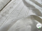 COTON SOYEUX SERGÉE MOTIF TON SUR TON GÉOMETRIQUE BEIGE - My Little Coupon