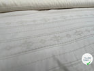 COTON SOYEUX SERGÉE MOTIF TON SUR TON GÉOMETRIQUE BEIGE - My Little Coupon