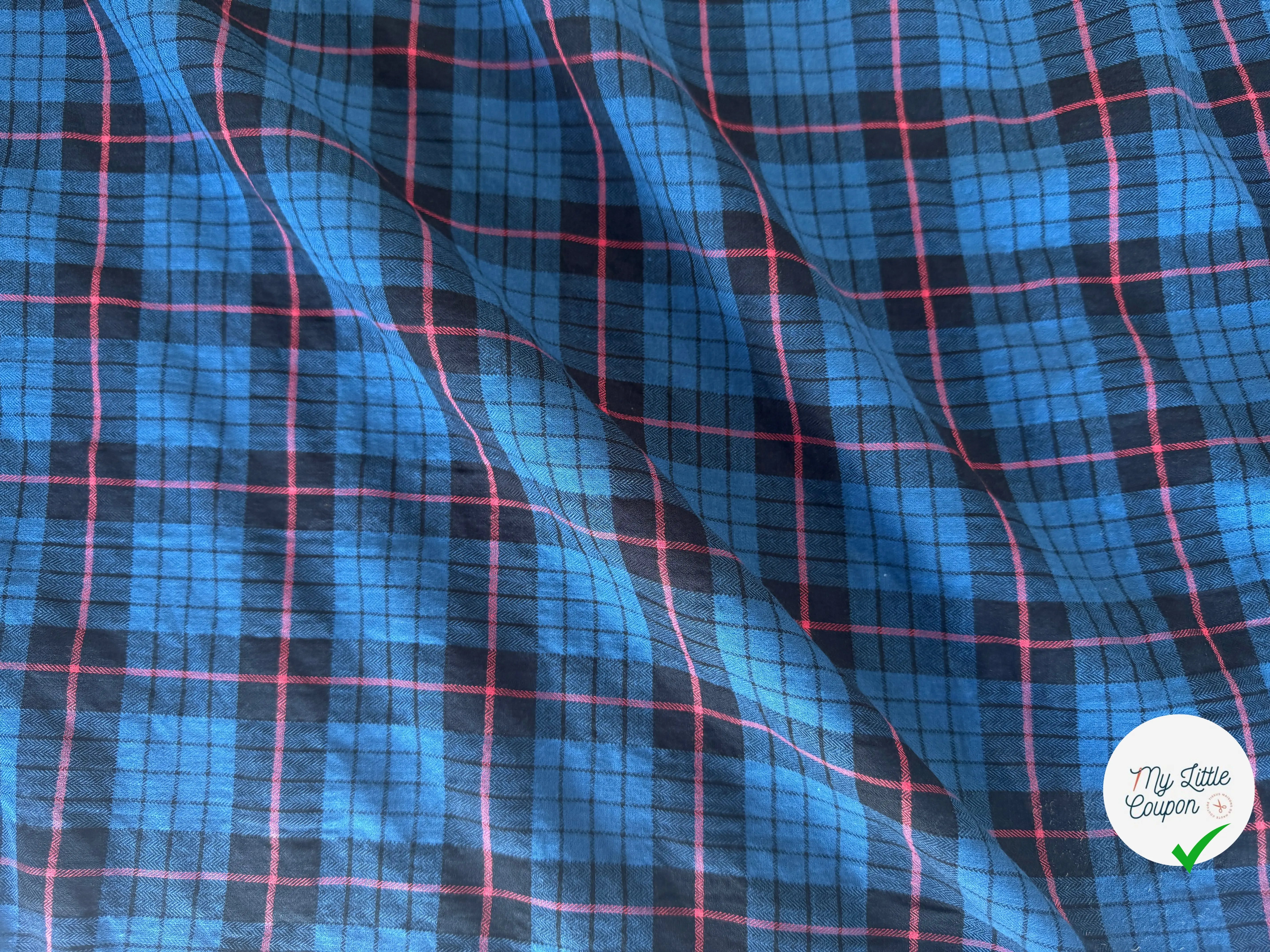 COTON SURCHEMISE TRAPPEUR JAPAN CARREAUX CHEVRON - My Little Coupon