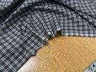 COTON TRAPPEUR CARREAUX MARRRON KAKI ET BLANC - My Little Coupon