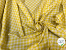 COTON VICHY JAUNE - My Little Coupon