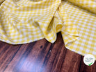 COTON VICHY JAUNE - My Little Coupon