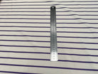 COTON VISCOSE BLANC CASSÉ RAYURES VIOLET - My Little Coupon