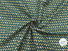 COTONNADE EHUA PAON MOUTARDE - My Little Coupon - tissu - coudre