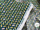 COTONNADE EHUA PAON MOUTARDE - My Little Coupon - tissu - coudre