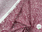 COTONNADE GURMIT ECRU ET AMARANTE - My Little Coupon - tissu - coudre
