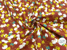 COTONNADE JOLIES FLEURS PISTACHES ET BLANCHES - My Little Coupon - tissu - coudre