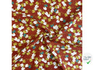 COTONNADE JOLIES FLEURS PISTACHES ET BLANCHES - My Little Coupon - tissu - coudre