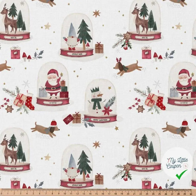 COTONNADE JOULUA BLANC / ROUGE 1E NUM D1 150 - My Little Coupon