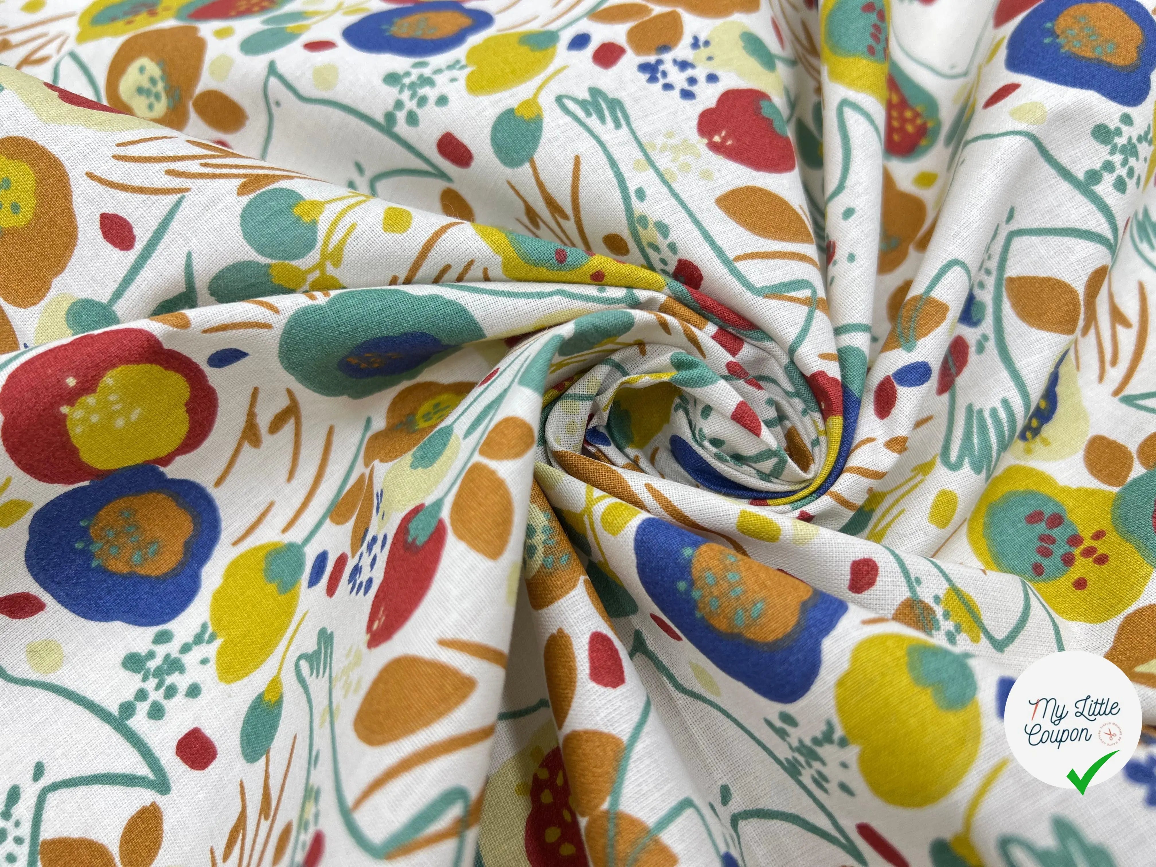COTONNADE KIBAR VINTAGE - My Little Coupon - tissu - coudre