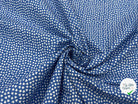 COTONNADE LIPELO BLEU ET BLANC - My Little Coupon - tissu - coudre