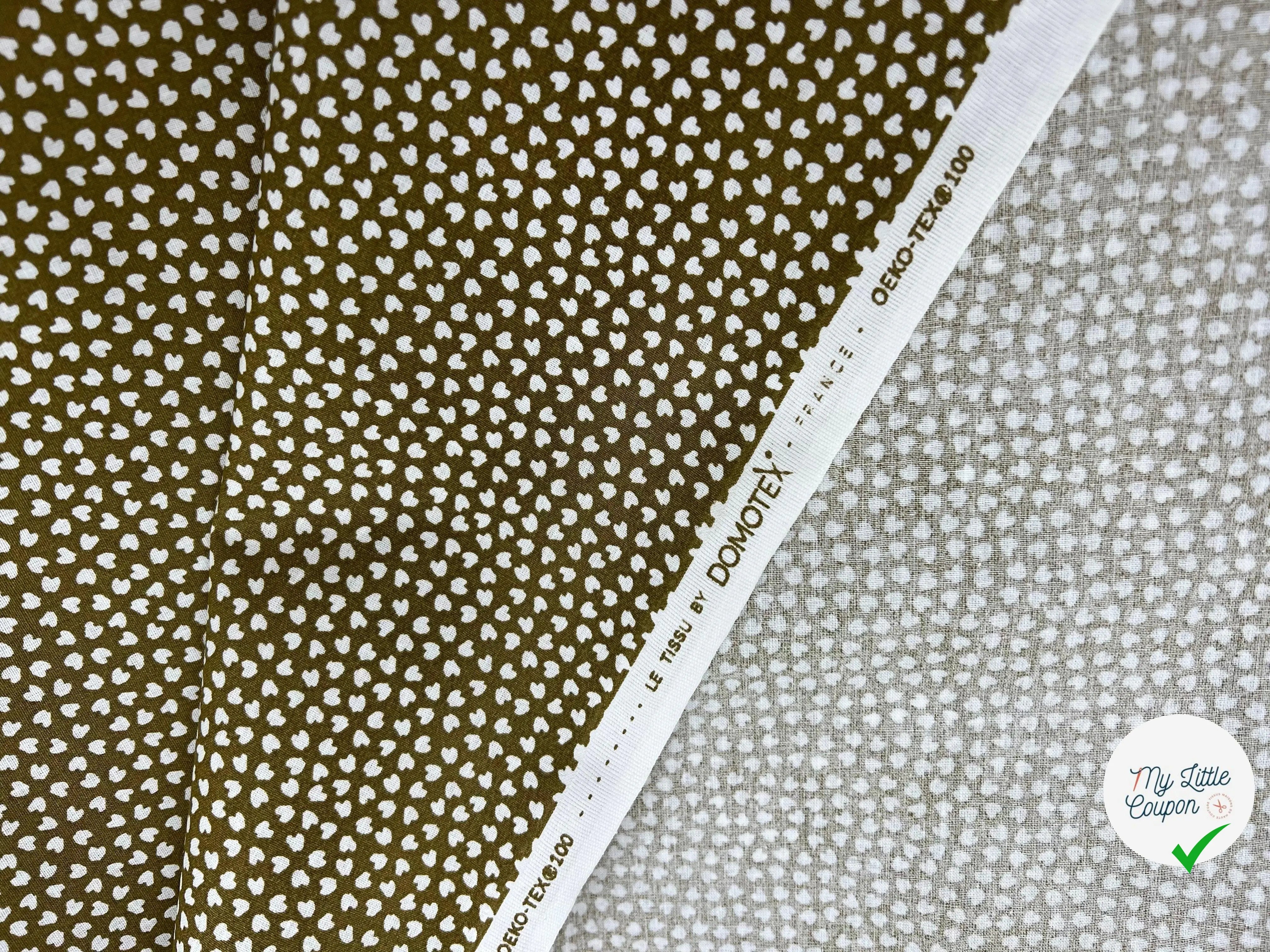 COTONNADE LIPELO BRONZE / BLANC - My Little Coupon - tissu - coudre