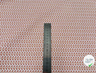 COTONNADE MARITA MARSALA / PRUNE - My Little Coupon - tissu - coudre
