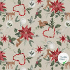 COTONNADE NORTEN BEIGE / ROUGE 1E NUM D3 150 - My Little Coupon