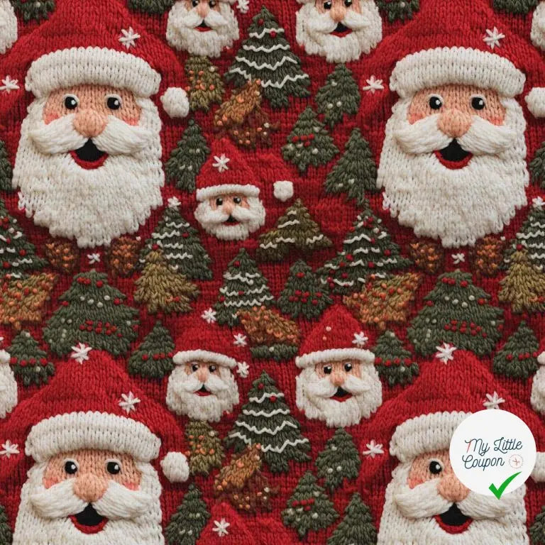 COTONNADE PERENOEL ROUGE / VERT 1E NUM Y1 150 - My Little Coupon
