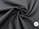 COTONNADE UNIE NOIR CHARBON - My Little Coupon - tissu - coudre
