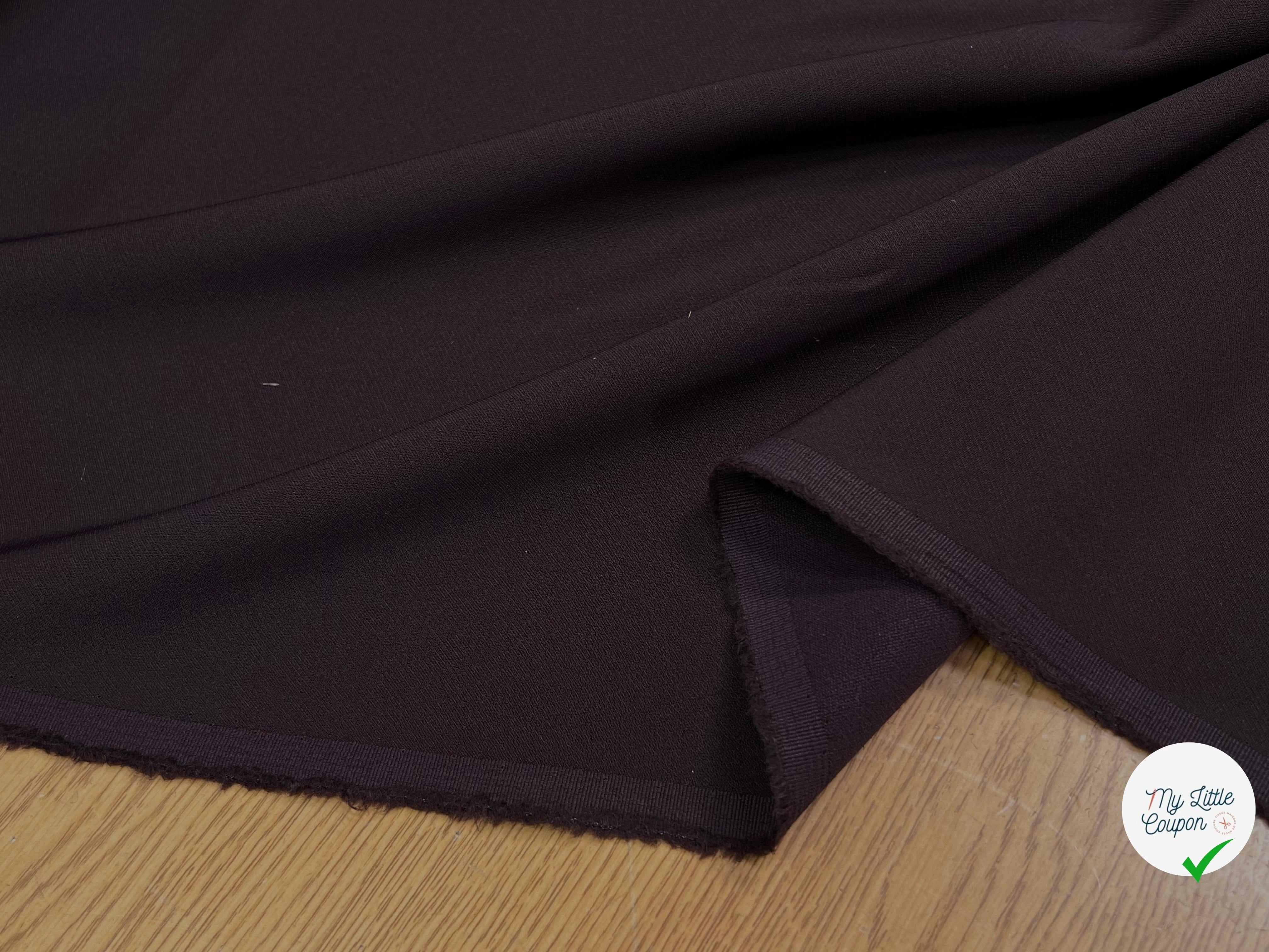 CREPE ACETATE VISCOSE LOURD STRETCH COLORIS MUSCAT - My Little Coupon