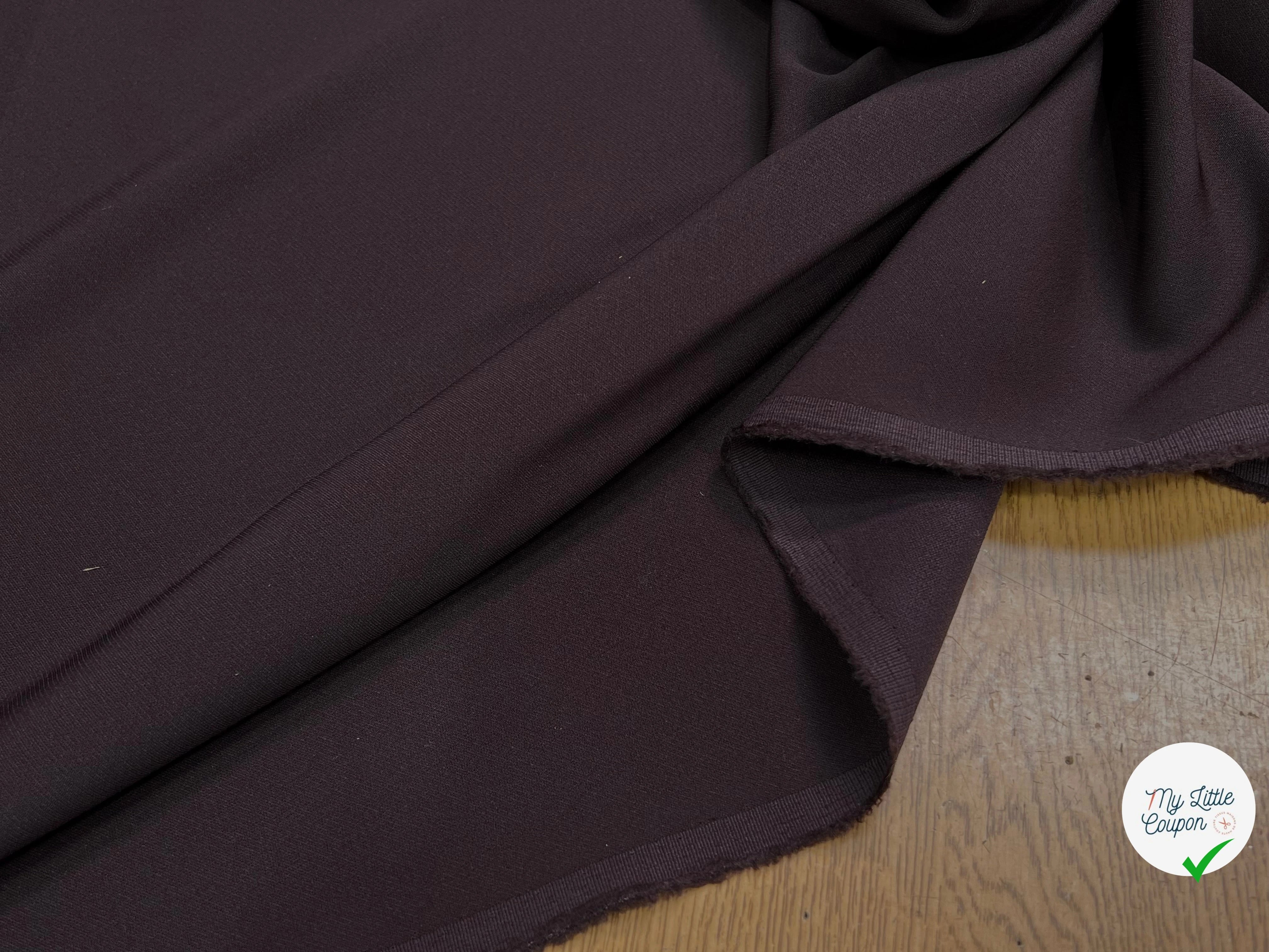 CREPE ACETATE VISCOSE LOURD STRETCH COLORIS MUSCAT - My Little Coupon