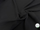CRÊPE ACÉTATE VISCOSE NOIR - My Little Coupon
