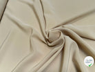 CREPE BEAU TOMBÉ BEIGE VANILLE LÉGÈREMENT SATINÉ - My Little Coupon