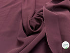 CREPE BEAU TOMBÉ BURGUNDY STRETCH - My Little Coupon