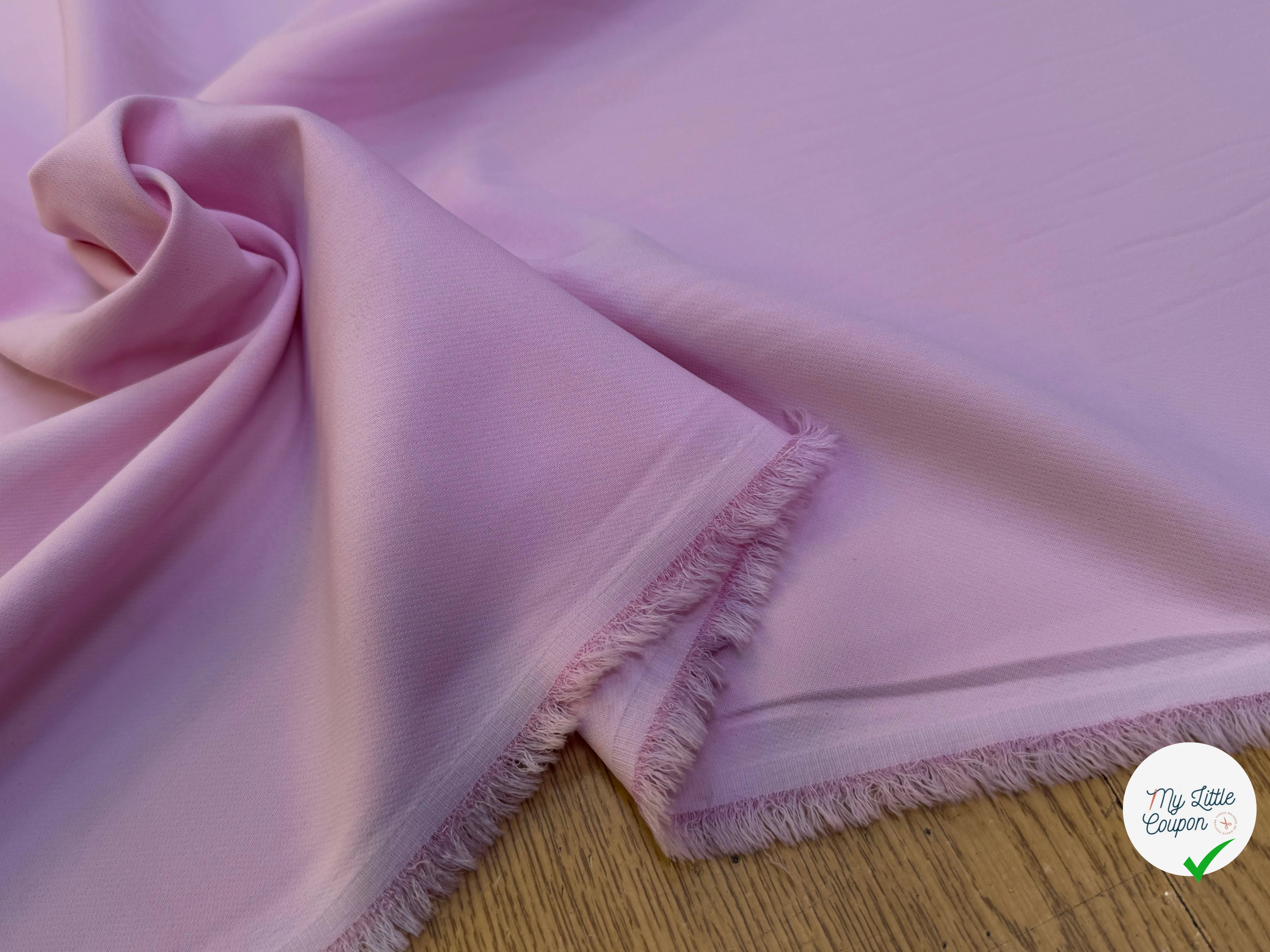 CREPE BEAU TOMBÉ LIGHT PINK STRETCH - My Little Coupon