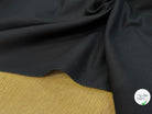 CREPE COTON QUALITÉ COUTURE NOIR ANTHRACITE - My Little Coupon