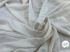 CREPE DE CHINE 100% SOIE ECRU ITALIA - My Little Coupon
