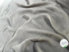 CRÊPE DE CHINE 100% SOIE GRIS UNI - My Little Coupon