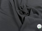 CREPE DE CHINE 100% SOIE UNI NOIR - My Little Coupon