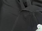 CREPE DE CHINE 100% SOIE UNI NOIR - My Little Coupon