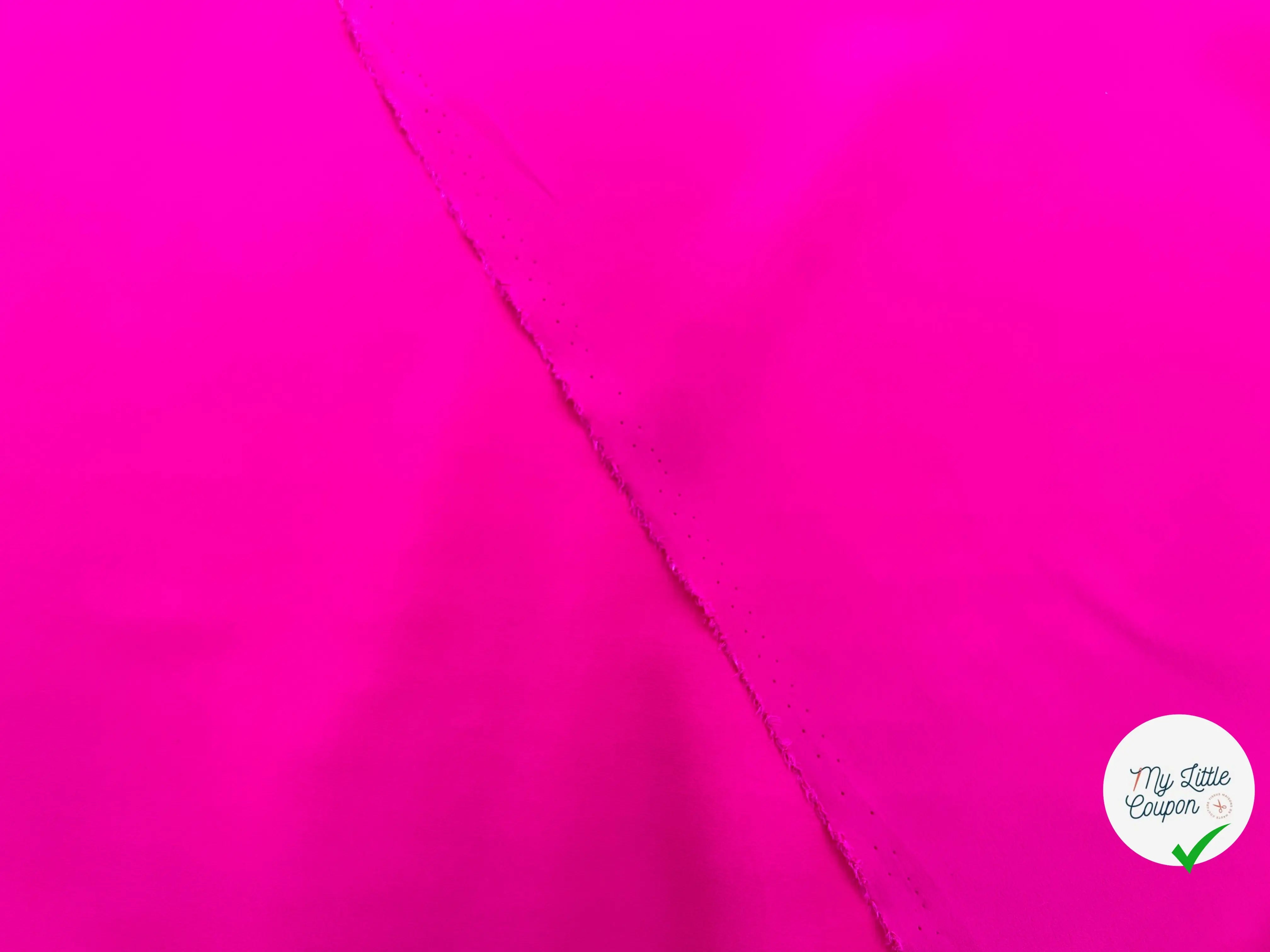CRÊPE DE CHINE FUSCHIA - My Little Coupon - tissu - coudre