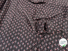 CREPE DE CHINE SOIE DELHI PRINT 16 MOMME NOIR - My Little Coupon