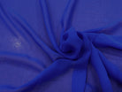 CREPE DE SOIE BLEU SAPHIR 100% SOIE - My Little Coupon