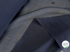 CREPE DE SOIE DOUBLE GEORGETTE FLUIDE BLEU NUIT - My Little Coupon