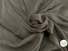 CREPE DE SOIE DOUBLE GEORGETTE FLUIDE KAKI - My Little Coupon