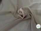 CREPE DE SOIE DOUBLE GEORGETTE LAIZE 100 BEIGE FONCÉ - My Little Coupon