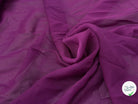 CREPE DE SOIE DOUBLE GEORGETTE ROSE VIOLET 140 DE LAIZE - My Little Coupon