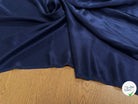 CREPE DE SOIE ENVERS SATIN VELOUTÉ BLEU - My Little Coupon