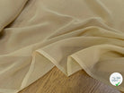 CREPE DE SOIE FLUIDE 140 DE LAIZE 100% SOIE BEIGE LEMON - My Little Coupon