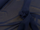 CREPE DE SOIE FLUIDE 140 DE LAIZE 100% SOIE BLEU MARINE - My Little Coupon