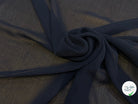CREPE DE SOIE FLUIDE 140 DE LAIZE 100% SOIE BLEU NUIT - My Little Coupon