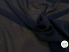 CREPE DE SOIE FLUIDE 140 DE LAIZE 100% SOIE BLEU NUIT - My Little Coupon