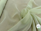 CREPE DE SOIE FLUIDE 140 DE LAIZE 100% SOIE LIGHT GREEN - My Little Coupon